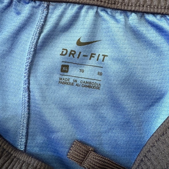 Nike Dri-Fit Boys XL Athletic Shorts Navy/White - Picture 5 of 6